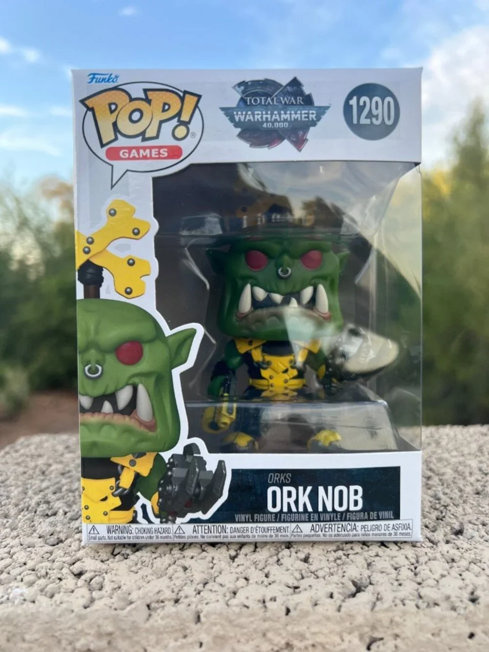 Funko Pop Games - Warhammer Total War - Ork Nob (#1290, NEW)